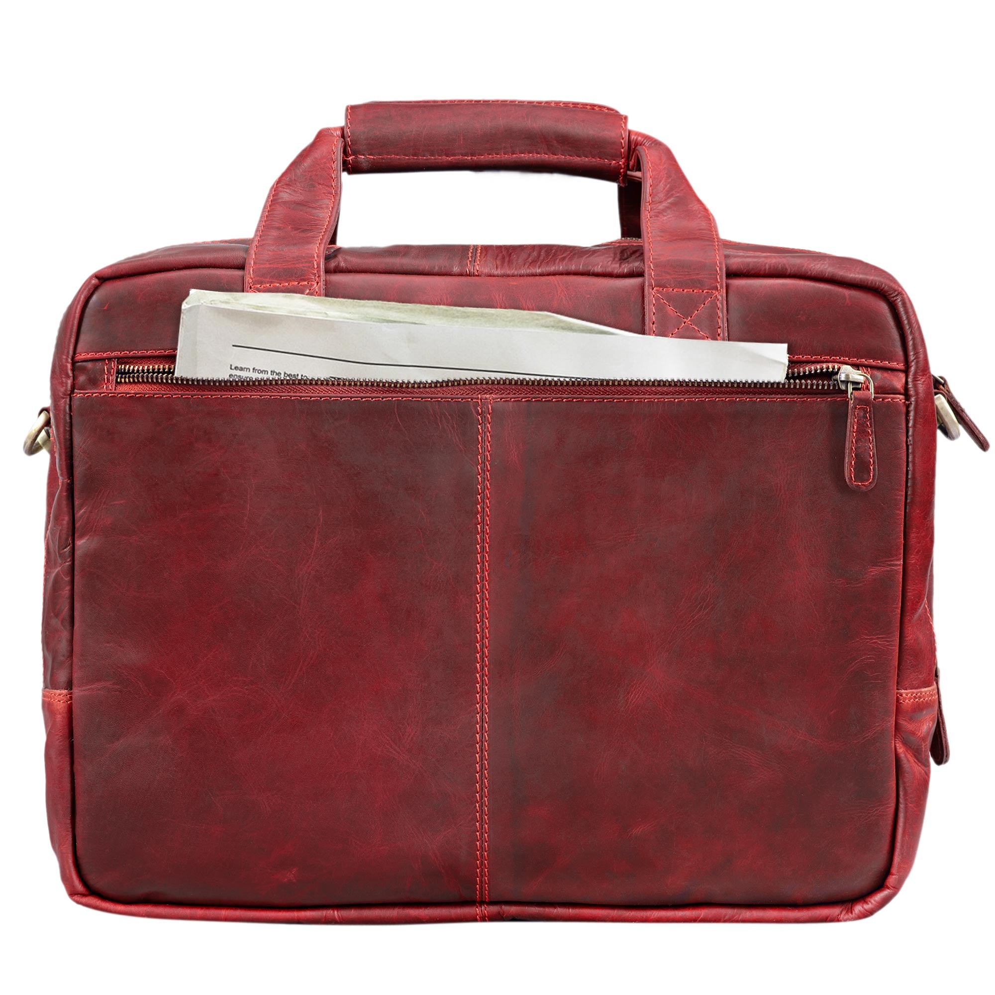 messenger bag groß leder rot