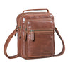 "Lazzaro" Malá Pánská Kožená Crossbody Kabelka Na Tablet 10,9"