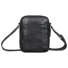 Kleine schwarze Ledertasche Herren