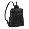 schwarzer Rucksack Leder Damen
