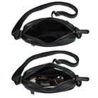 echtleder tasche mit gurt leder schwarz
