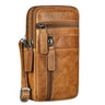 „Asher“ Kožený Opaskový Peněženka Pro Muže Vintage Crossbody Taška